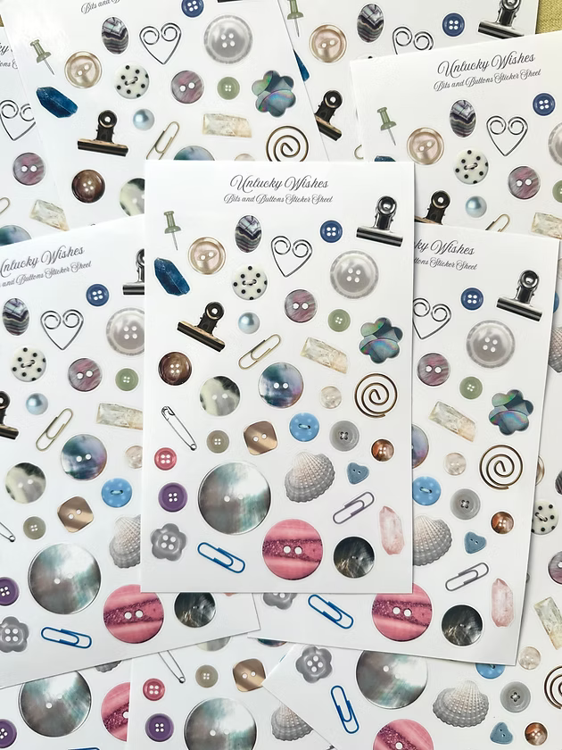 BITS & BUTTONS | STICKER SHEET