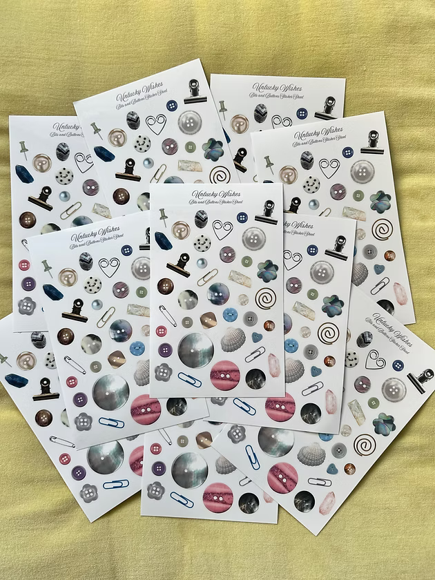 BITS & BUTTONS | STICKER SHEET