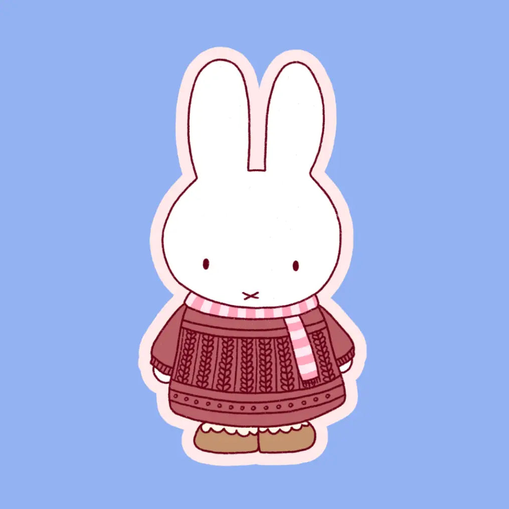 STUDIO MAGARI | HOLOGRAPHIC WINTER BUNNY STICKER