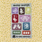 MAISY MOTIFS GLITTER VINYL STICKER SHEET | RODEO EMBROIDERY
