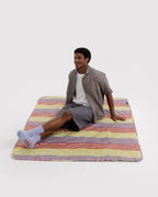 PUFFY PICNIC BLANKET |  GRADIENT STRIPE MULTI