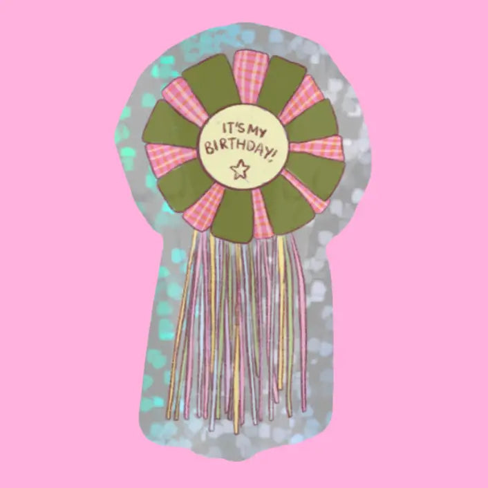 Nany Craft Birthday Rosette Sticker