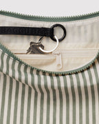 BAGGU NYLON CRESENT BAG | SAGE STRIPE