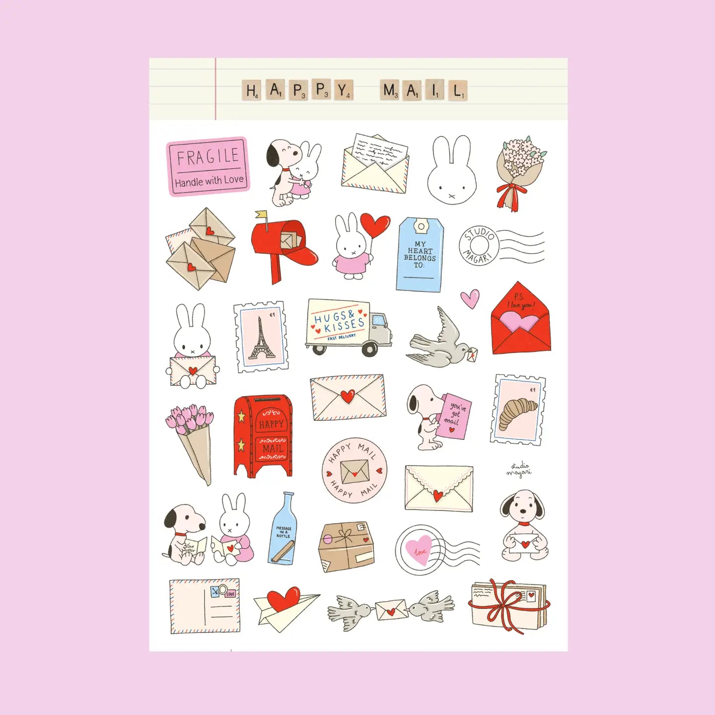 STUDIO MAGARI | YOU'VE GOT MAIL STICKER SHEET