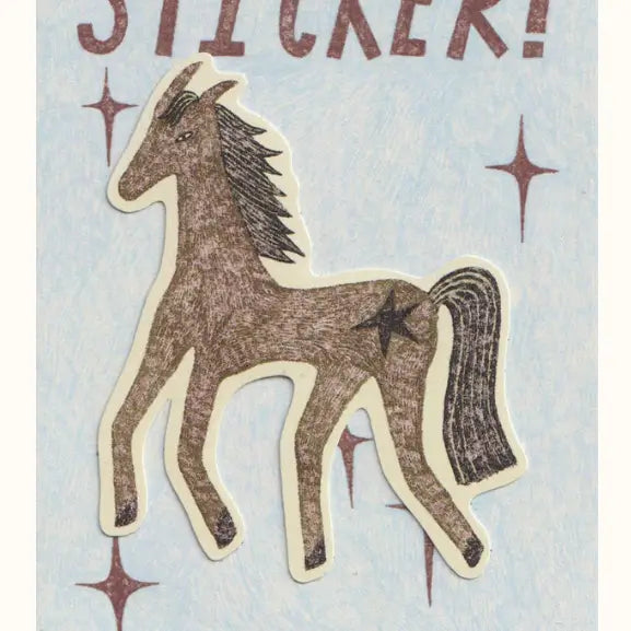 Molly Stredwick Star Horse Sticker