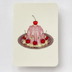 Canonbury Rose Petal Cream Blancmange Greeting Card