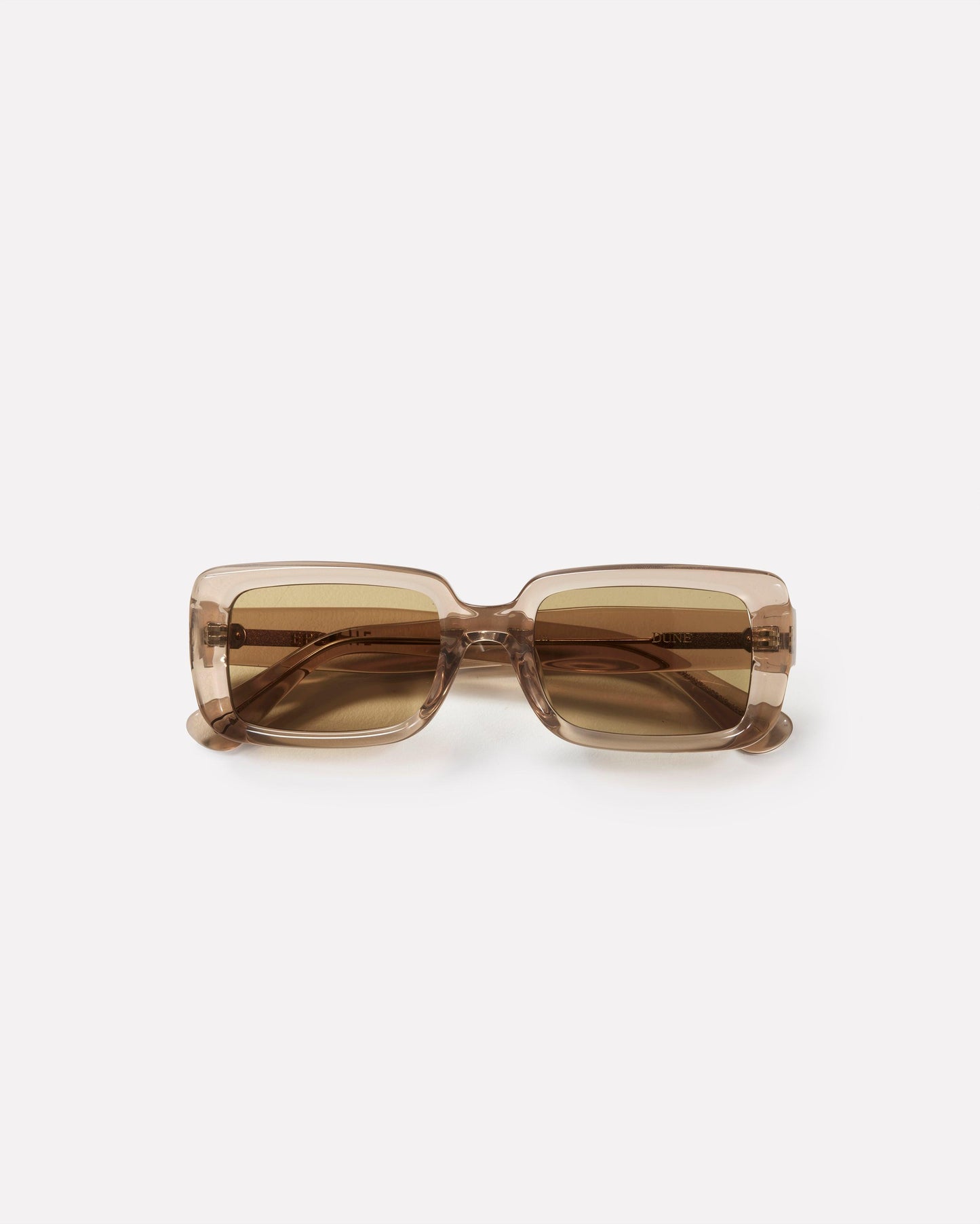 Dune - Beige Smoke Polished / Amber - Sunglasses - EPOKHE EYEWEAR