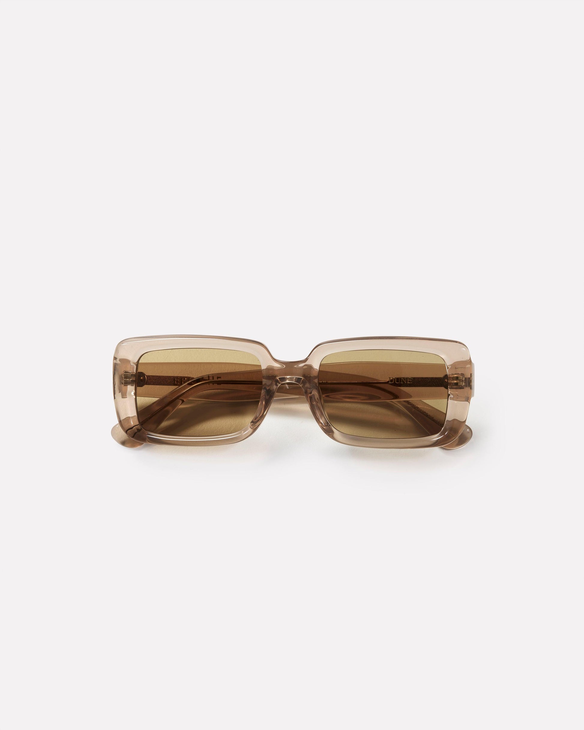 Dune - Beige Smoke Polished / Amber - Sunglasses - EPOKHE EYEWEAR