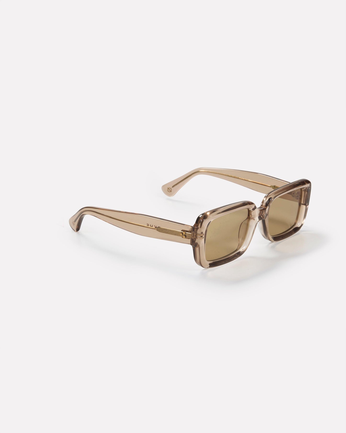 Dune - Beige Smoke Polished / Amber - Sunglasses - EPOKHE EYEWEAR