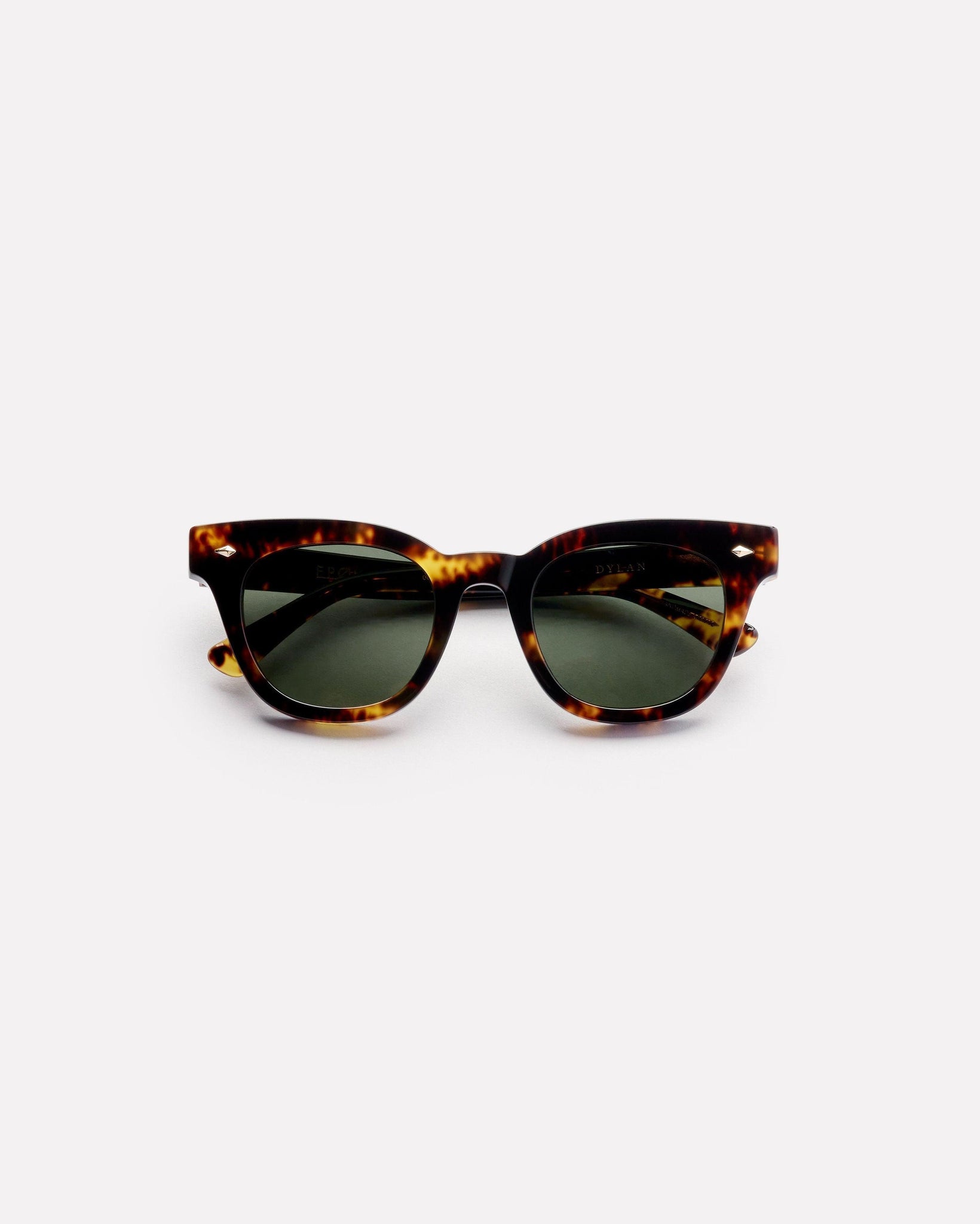 Dylan - Tortoise Polished / Green Polarized - Sunglasses - EPOKHE EYEWEAR