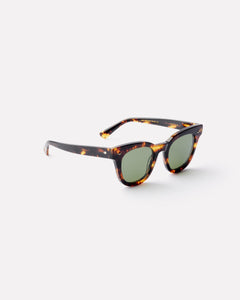 Dylan - Tortoise Polished / Green Polarized - Sunglasses - EPOKHE EYEWEAR