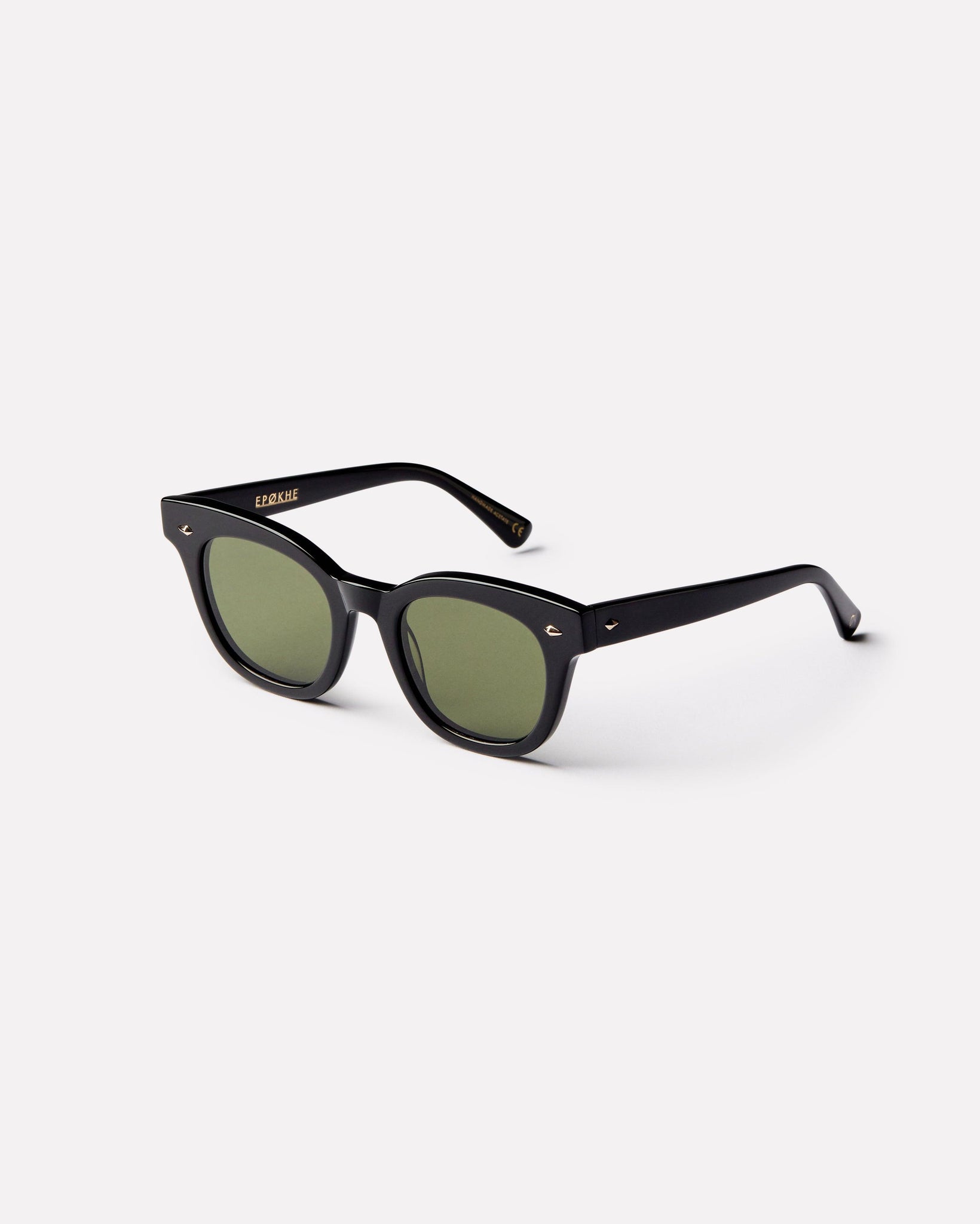 Dylan ZERO - Black Gloss / Green Zero - Sunglasses - EPOKHE EYEWEAR