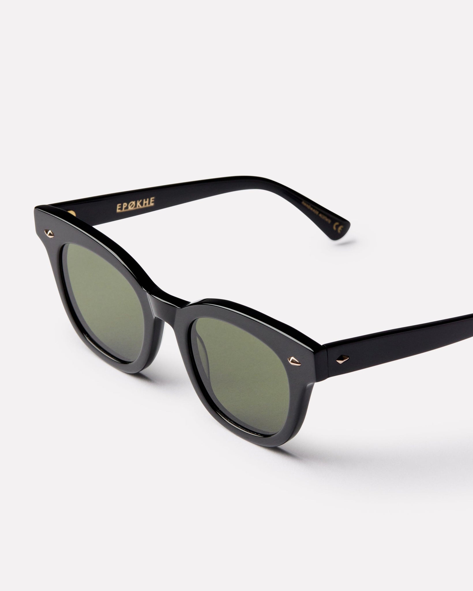 Dylan ZERO - Black Gloss / Green Zero - Sunglasses - EPOKHE EYEWEAR