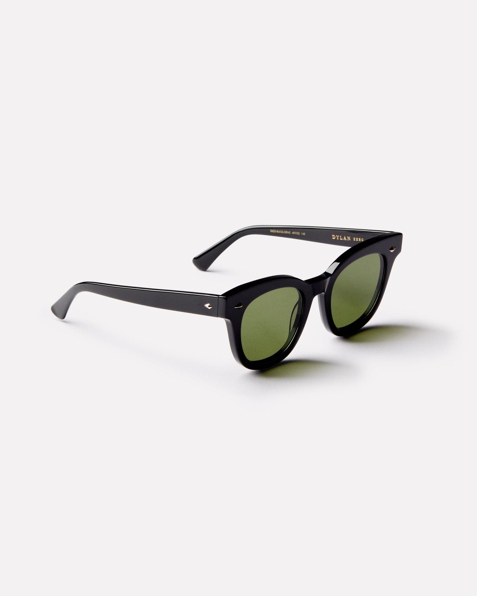 Dylan ZERO - Black Gloss / Green Zero - Sunglasses - EPOKHE EYEWEAR