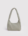 SMALL NYLON MERINGUE BAG | SAGE STRIPE