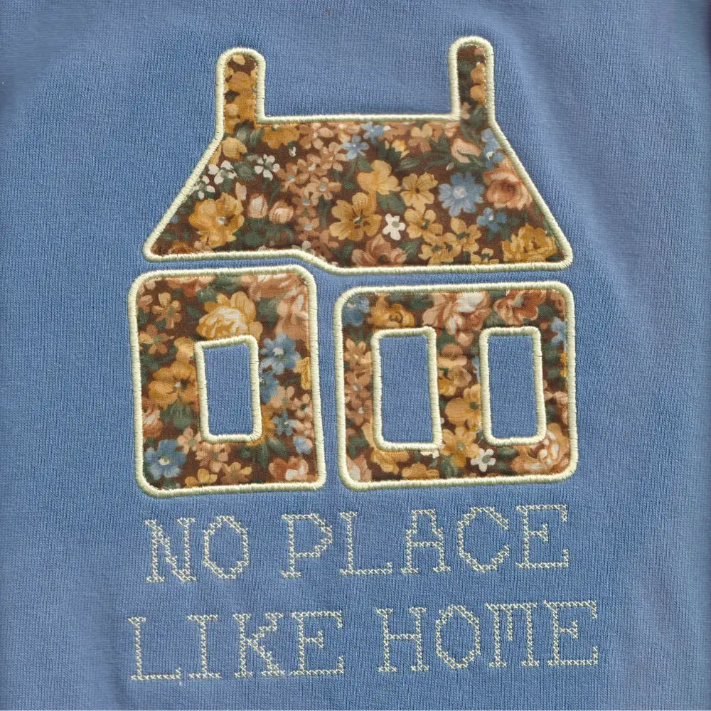 NO PLACE LIKE HOME EMBROIDERED T- SHIRT | RODEO Embroidery