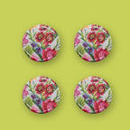 Riley Grae Cross Stitch Flowers Magnet