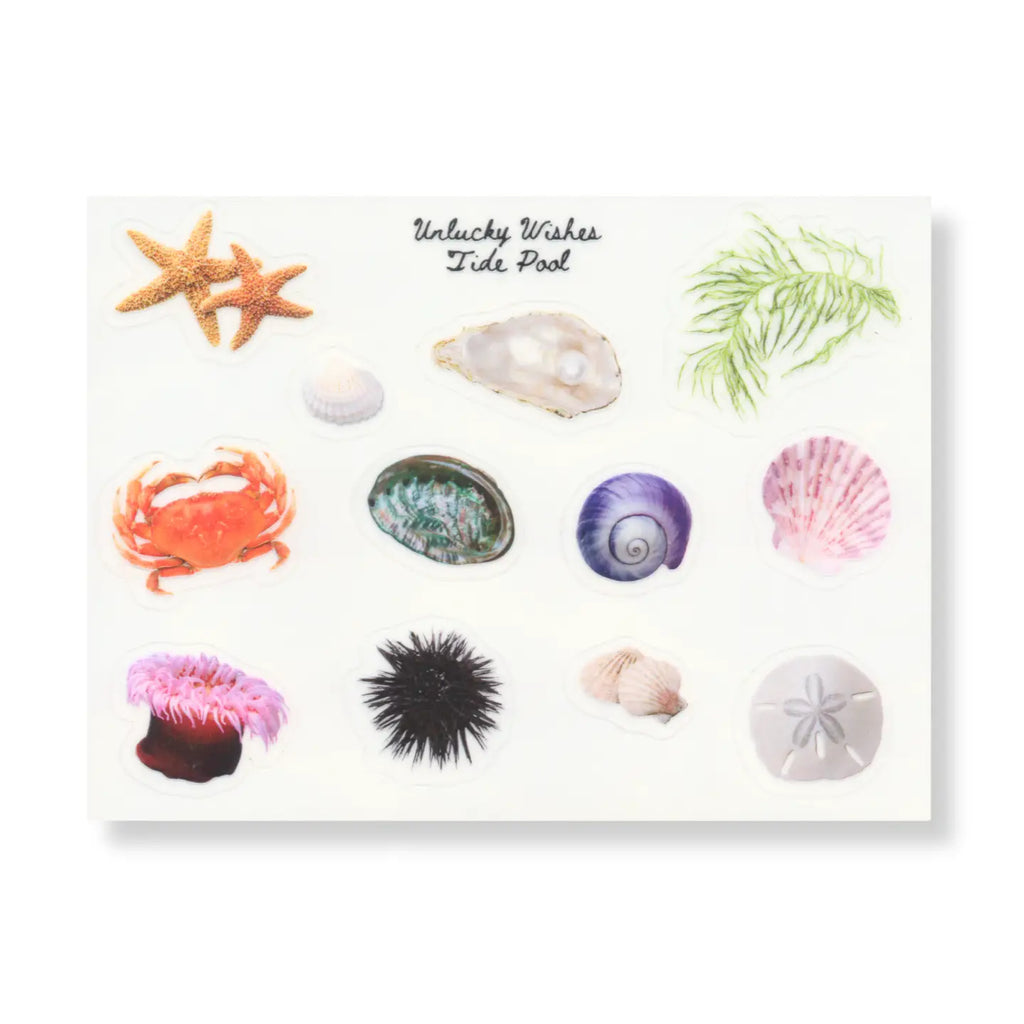 UNLUCKY WISHES TIDE POOL | STICKER SHEET