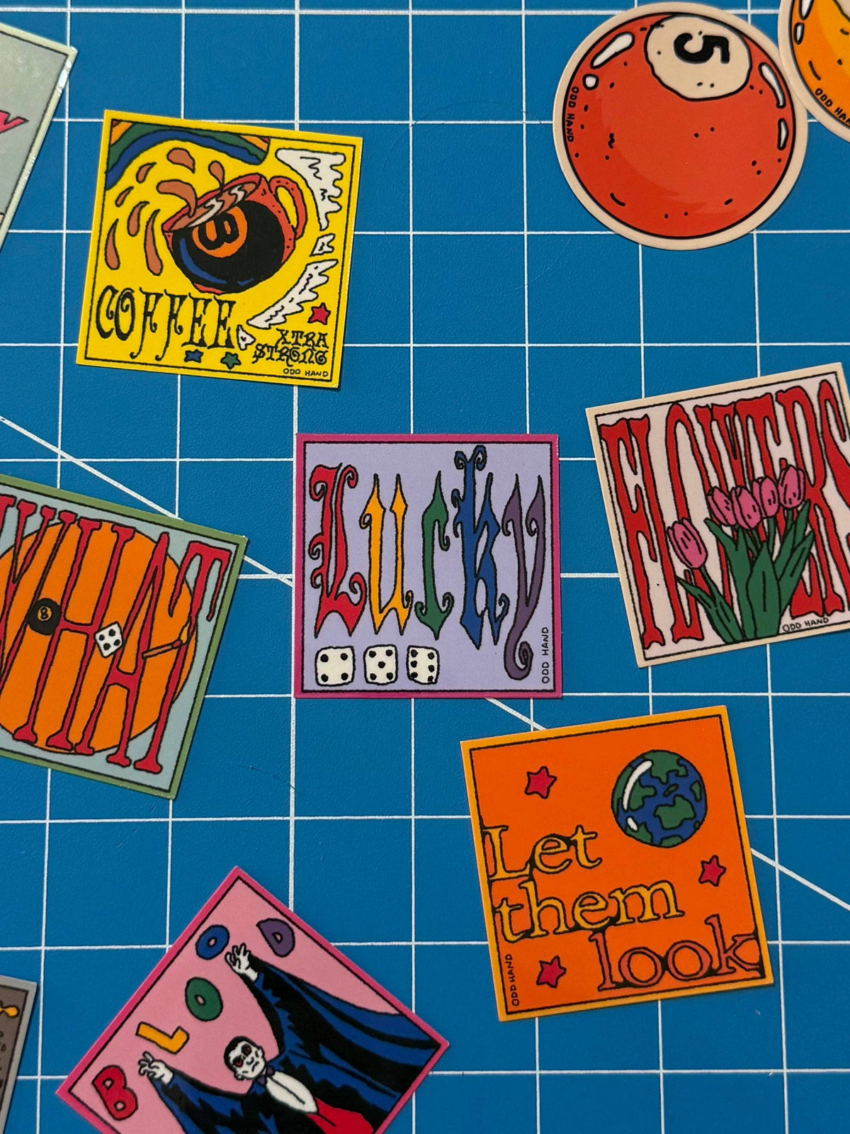 Odd Hand Co. Lucky Square Sticker 2