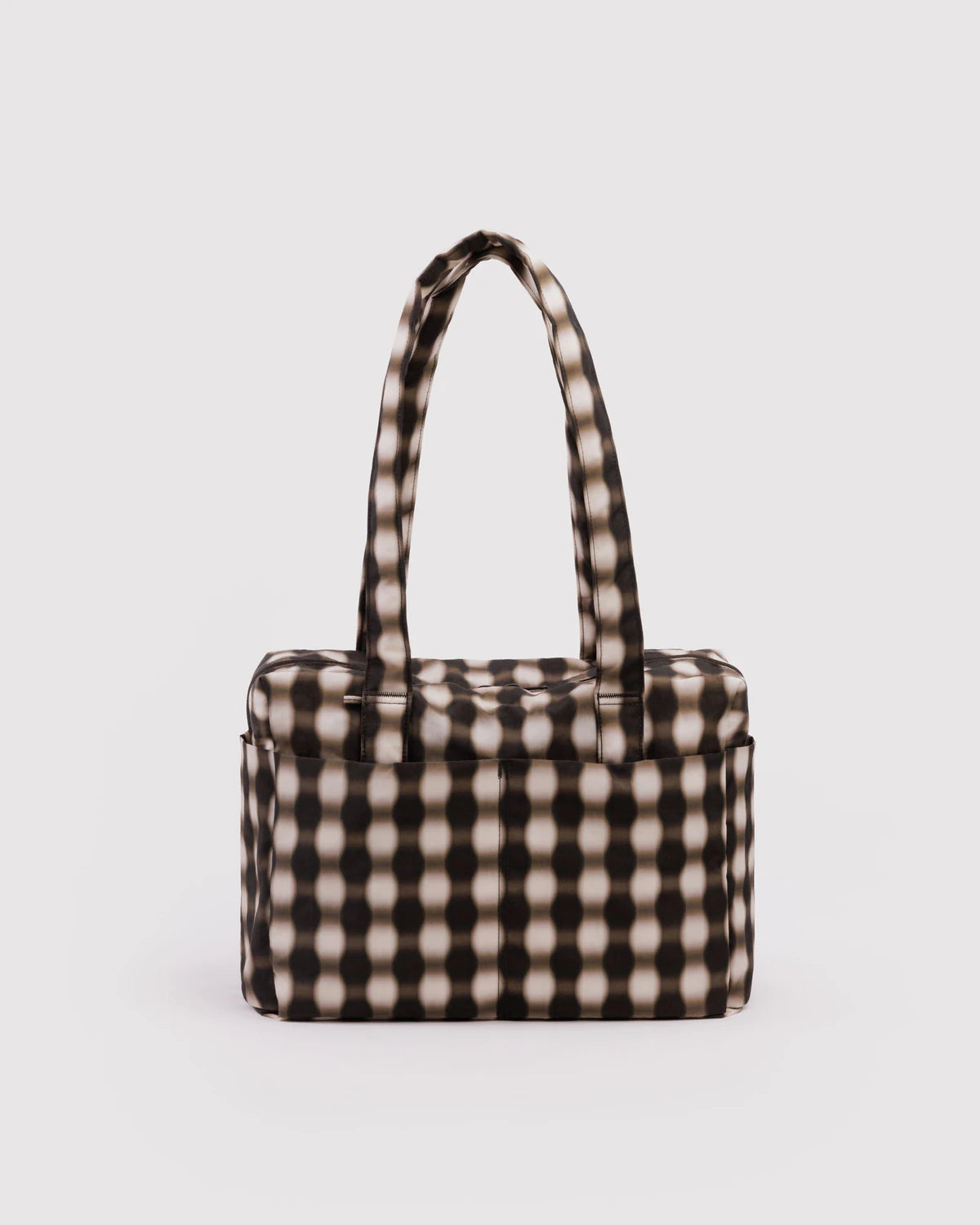 EVERYDAY CLOUD BAG | BLURRED GINGHAM BROWN