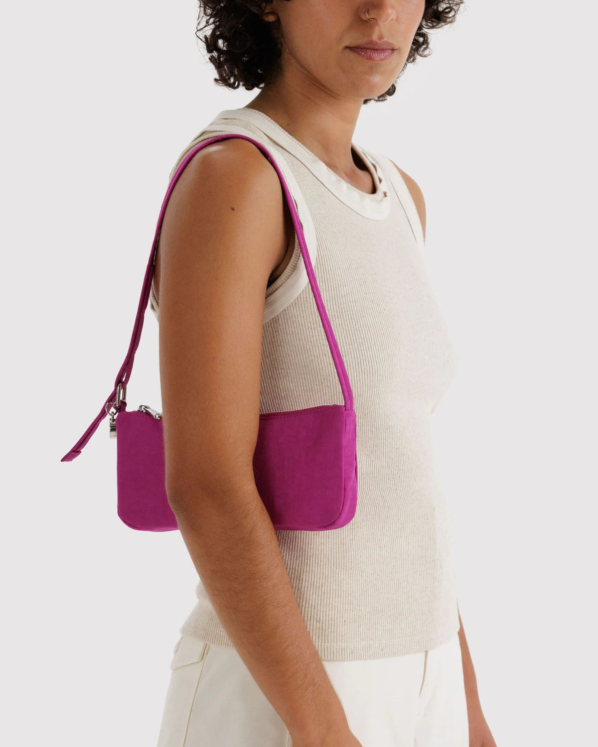 NYLON POCHETTE | DEEP FUCHSIA
