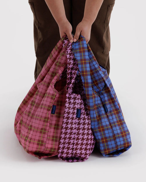 Baggu Standard Set Of 3 Check Mix