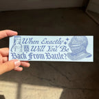 Freddy Tyler Paul Bumper Stickers