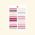 A5 STICKER SHEET WASHI TAPE | NANY CRAFT STORE