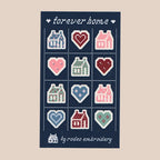 FOREVER HOME CLEAR VINYL STICKER SHEET | RODEO EMBROIDERY