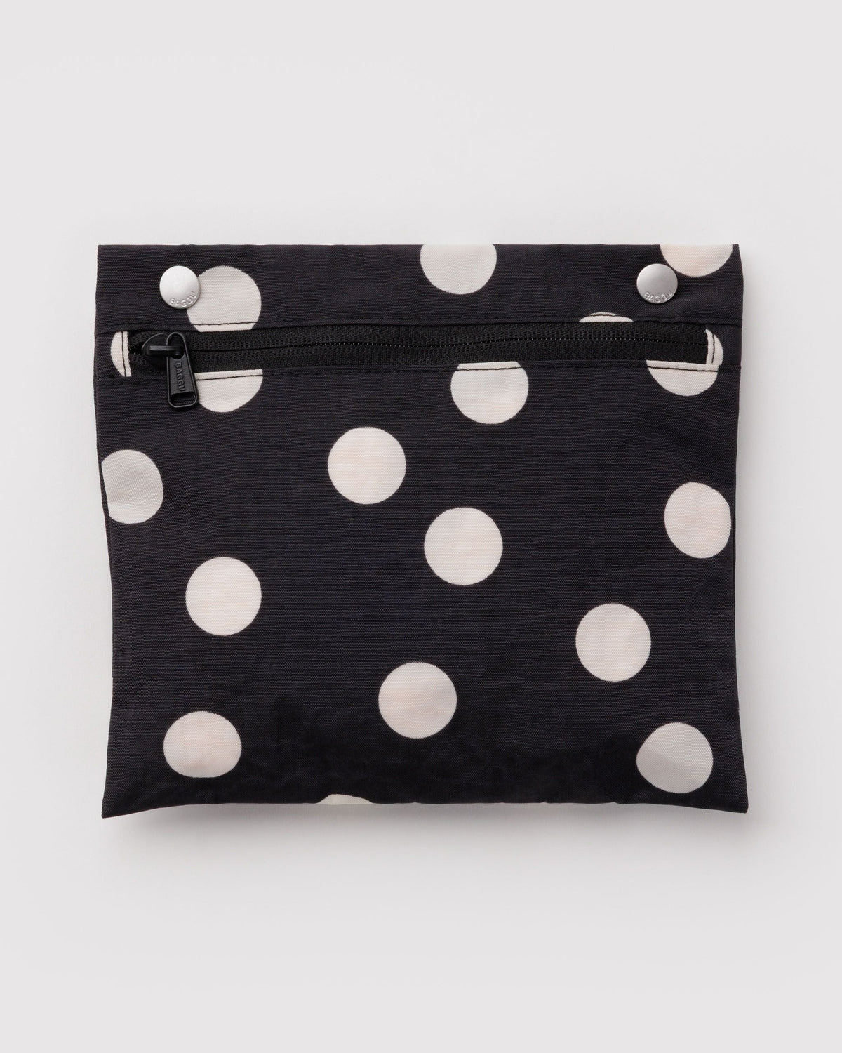 Baggu Everyday Cloud Bag Black and Cream Polka Dot 4
