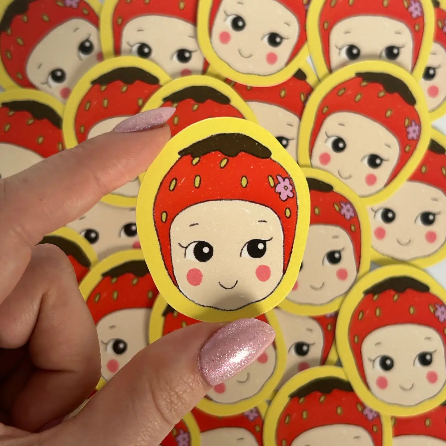 BABY RASPBERRY STICKER | NANY CRAFT SHOP