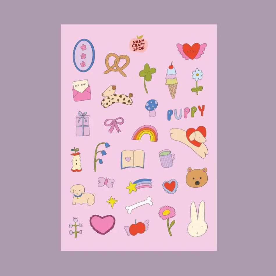A5 STICKER SHEET NOVEMBER | NANY CRAFT STORE