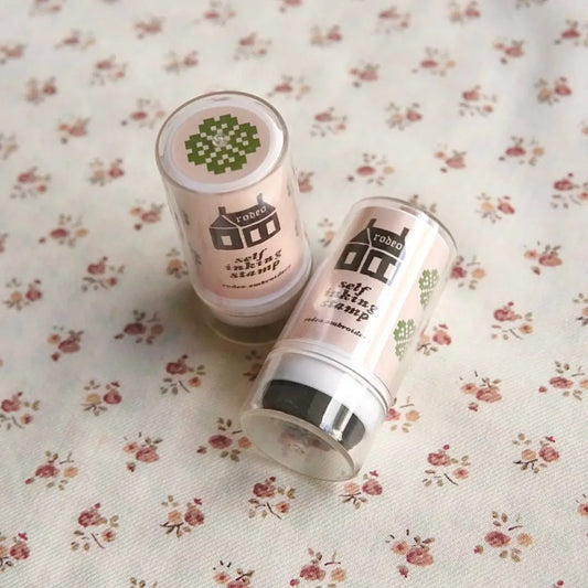 Rodeo Embroidery Clover Self Inking Stamp