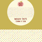 WASHI TAPE MULTICOLOUR POLKA DOT | NANY CRAFT