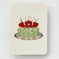 Canonbury Press Chartreuse Cream Blancmange Greeting Card