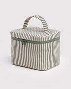 BAGGU LARGE COSMETIC CASE | SAGE STRIPE