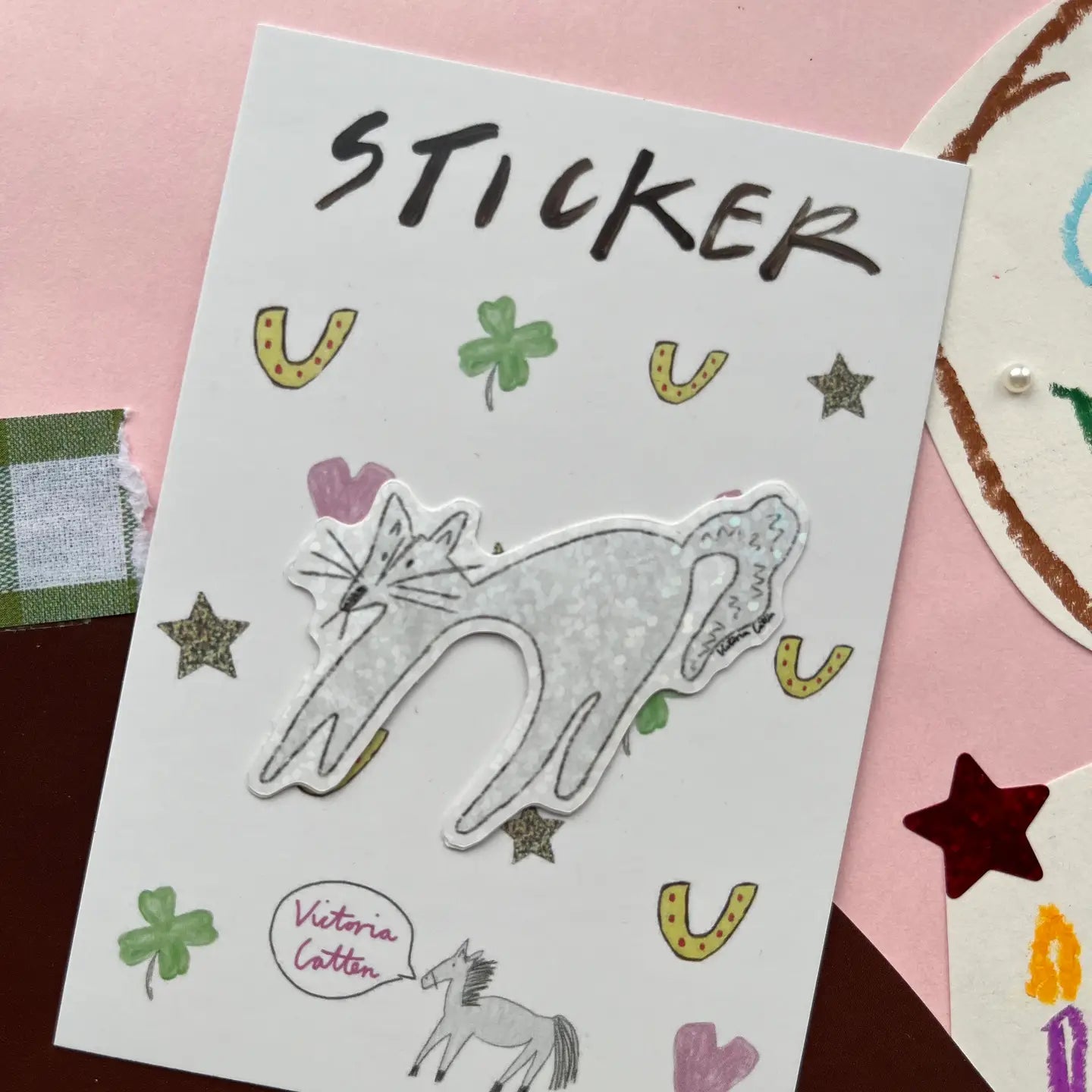 Victoria Catten Fox Animal Pal Sticker