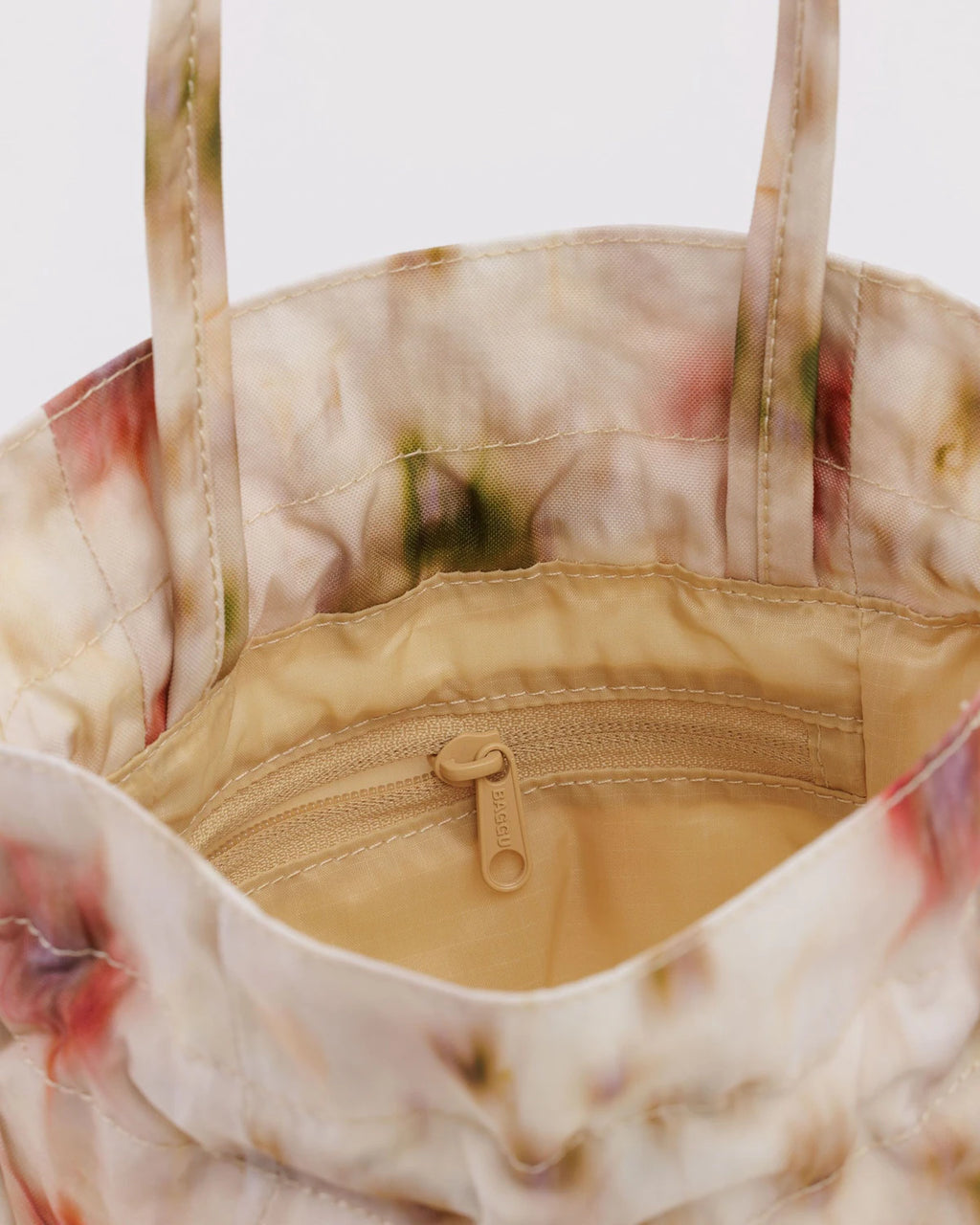 NYLON DRAWSTRING BAG | ABSTRACT FLORAL