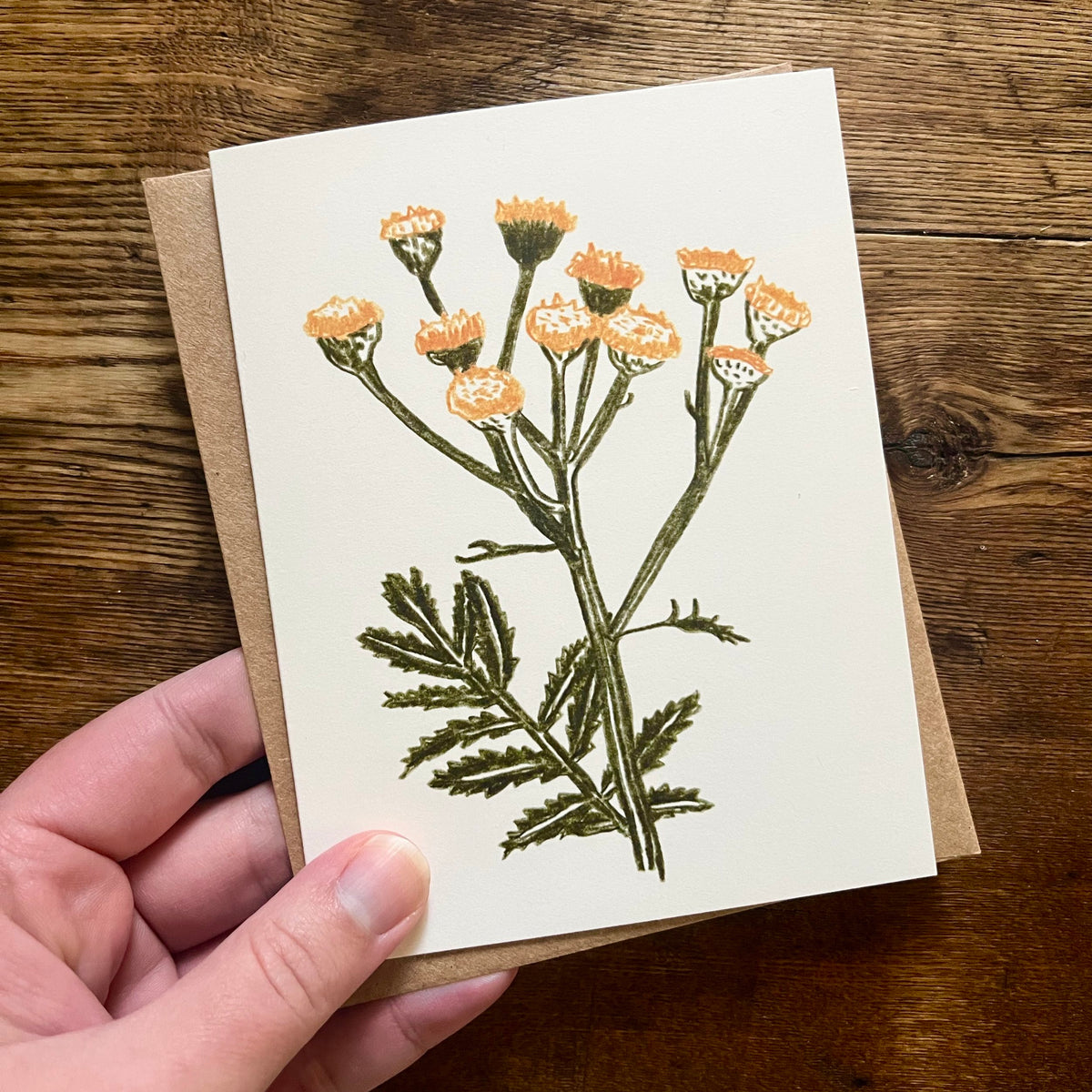 Laura K. Watson Tansy Greeting Card