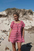 BETTY DRESS | STRIPE PINK + RED