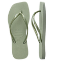HAVAIANAS SQUARE TOE THONGS | GREEN