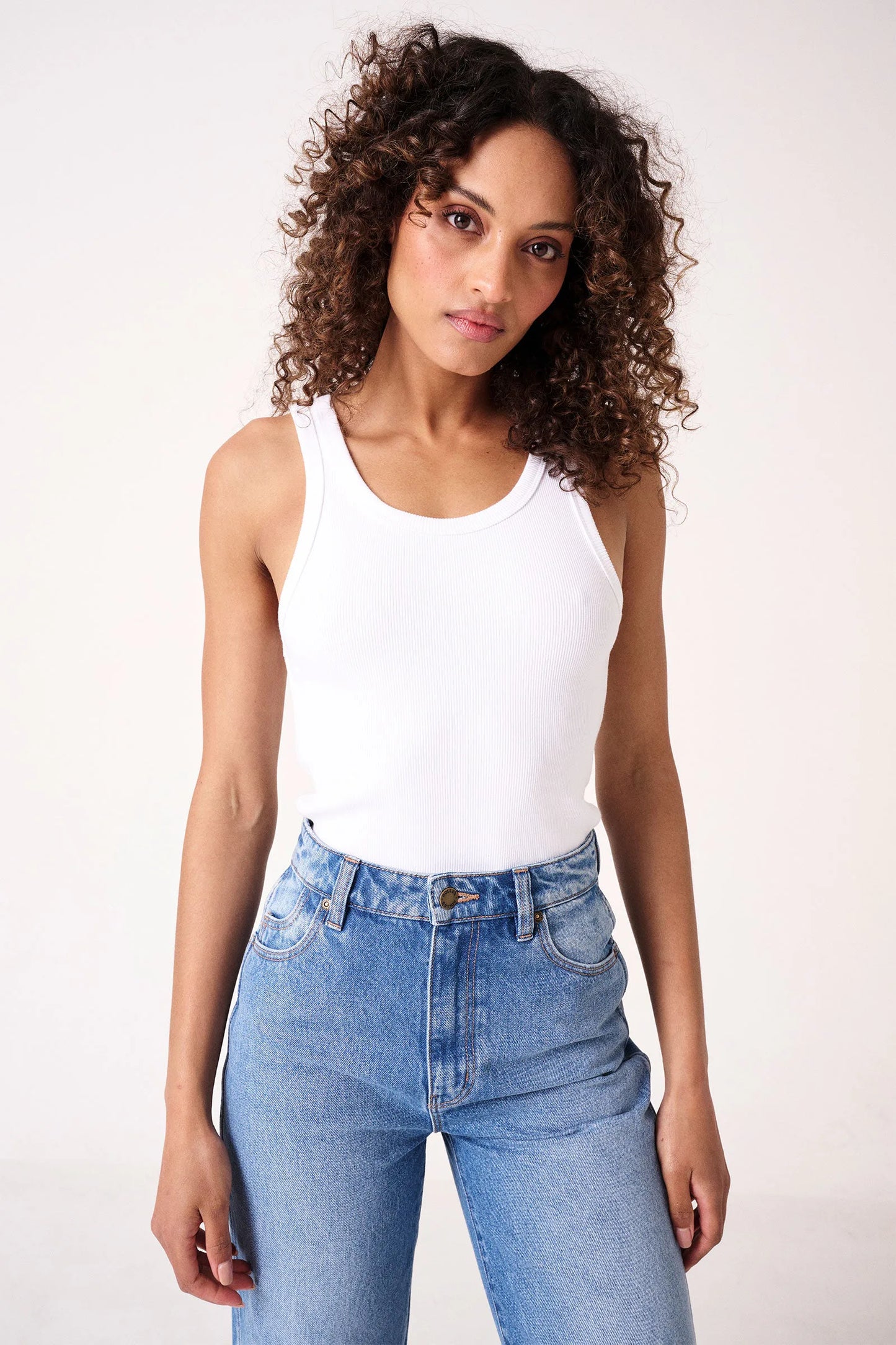 TONI TANK | VINTAGE WHITE