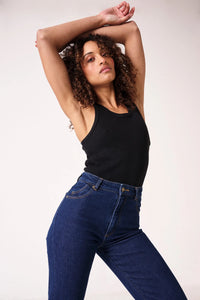 TONI TANK | JET BLACK