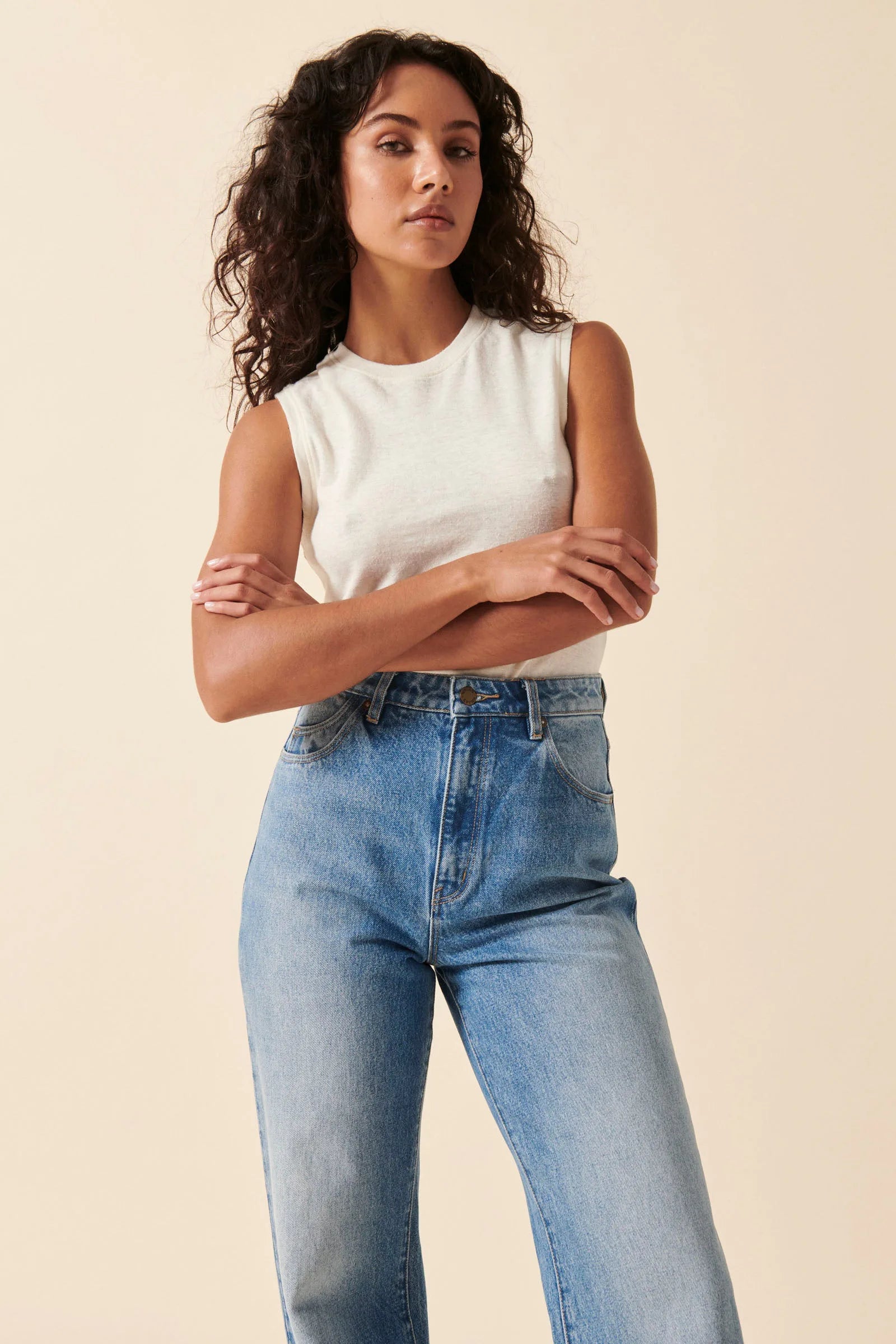 HEIDI JEAN CHLOE RECYCLED | MID BLUE
