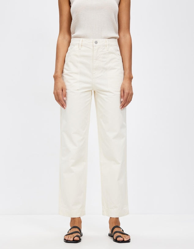 INGRID TWILL TROUSER | CREAM – Sean Scott Boutique