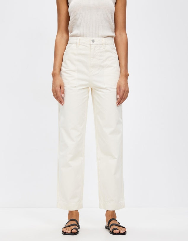 INGRID TWILL TROUSER | CREAM