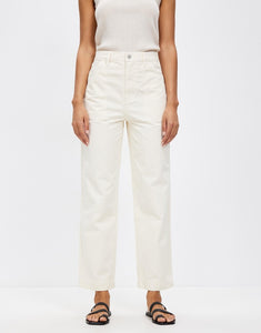INGRID TWILL TROUSER | CREAM