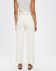 INGRID TWILL TROUSER | CREAM