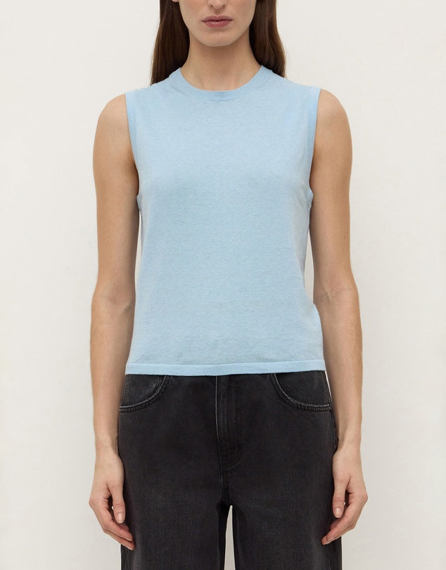 HELENA COTTON CASHMERE VEST | SALT