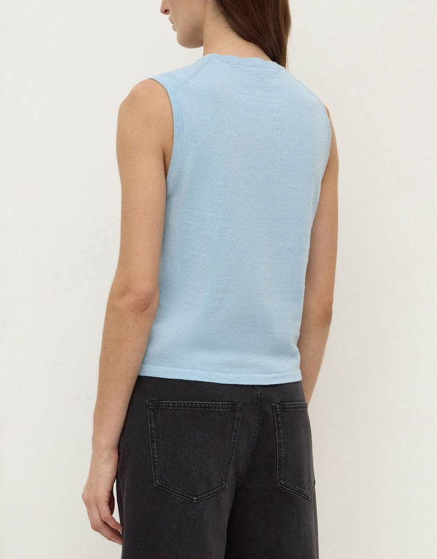 HELENA COTTON CASHMERE VEST | SALT
